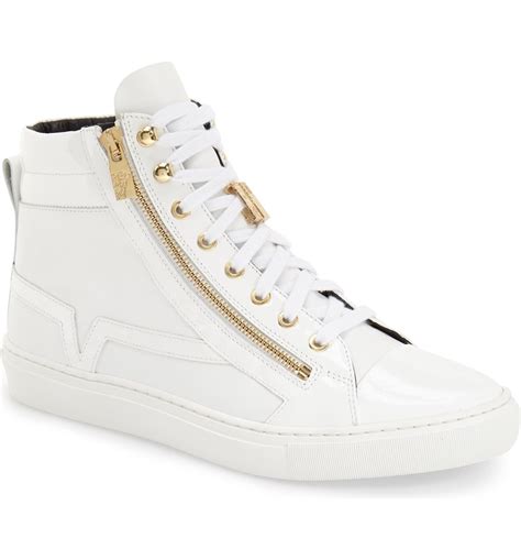 versace men's sneakers sale|Versace zipped high top sneakers.